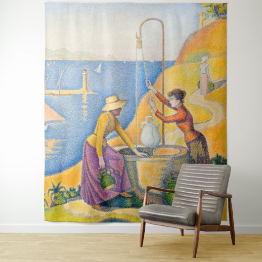 Tenture Paul Signac - Femmes dans le puits (En situation)