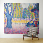 Tenture Paul Signac - Fontaine des Lices, Saint-Tropez (En situation (horizontale))