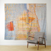 Tenture Paul Signac - La Bouée Rouge, Saint-Tropez (En situation (horizontale))