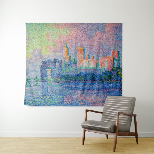 Tenture Paul Signac - Le Palais Pape, Avignon (En situation (horizontale))