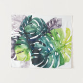 Tenture Paumes crépusculaires - feuille fendue (Devant (Horizontal))