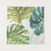 Tenture Paumes tropicales mélangées des verts | (Devant (Horizontal))