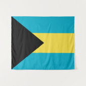 Tenture pavillon des Bahamas (Devant (Horizontal))