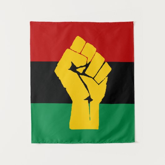 Tenture Pavillon panafricain Black Power (Devant)