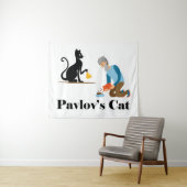 Tenture Pavlov's Cat Funny Psychology (En situation (horizontale))