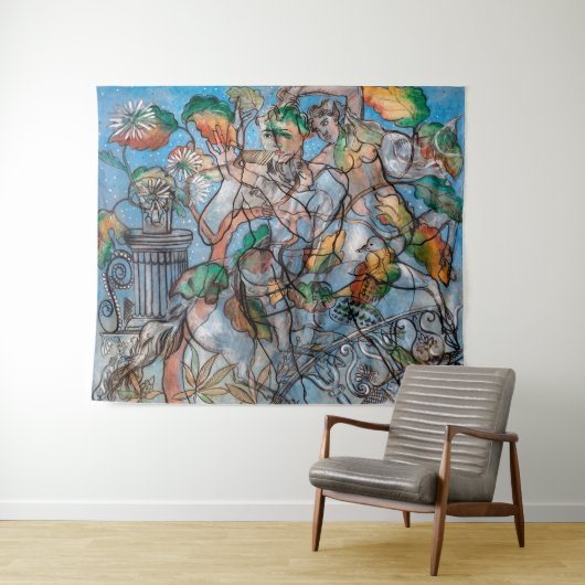 Tenture Pavonie | Francis Picabia | (En situation (horizontale))