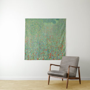 Tenture Pavots en fleurs - Gustav Klimt