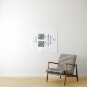 Tenture Paypal Cashapp numérisation pour payer QR ajouter  (En situation (horizontale))