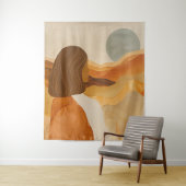 Tenture Paysage Abstrait de Boho (17) (En situation)