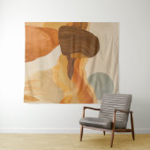 Tenture Paysage Abstrait de Boho (17) (En situation (horizontale))