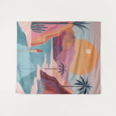 Tenture Paysage Abstrait de Boho (18) (Devant (Horizontal))