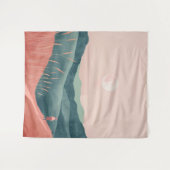 Tenture Paysage Abstrait de Boho (7) (Devant (Horizontal))