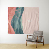 Tenture Paysage Abstrait de Boho (7) (En situation (horizontale))
