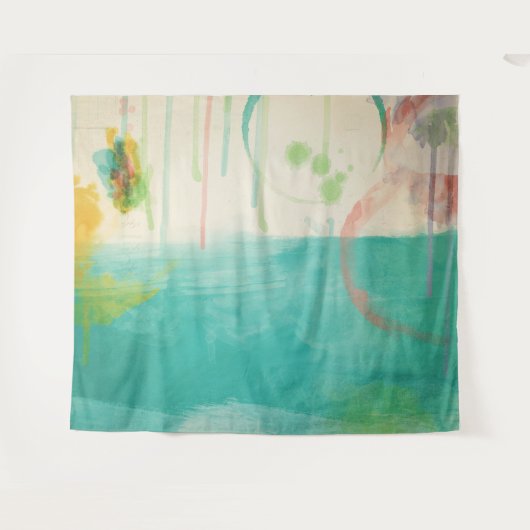 Tenture Paysage abstrait de printemps (Devant (Horizontal))