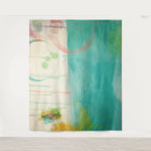 Tenture Paysage abstrait de printemps (Devant)