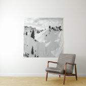 Tenture Paysage alpin : Snowy Fir Trees (En situation)
