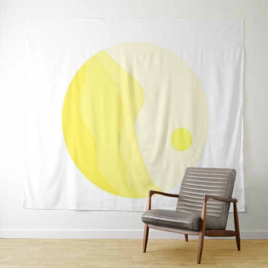 Tenture paysage art abstrait (En situation (horizontale))