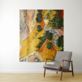 Tenture Paysage avec Maison et PloughmaVincent van Gogh (En situation)