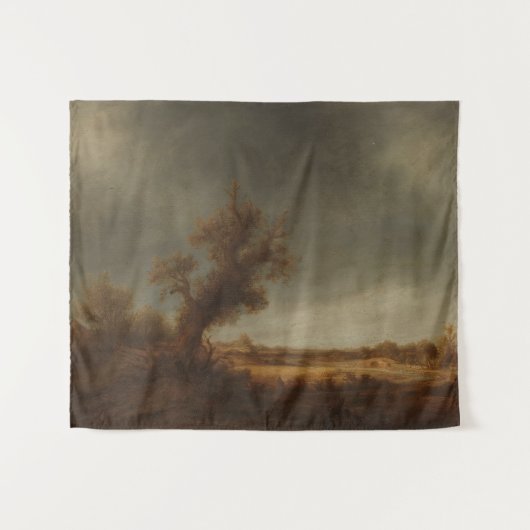 Tenture Paysage avec un vieux chêne, Adriaen van Ostade, C (Devant (Horizontal))