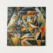 Tenture paysage cubisme 2 (Devant (Horizontal))