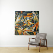 Tenture paysage cubisme 2 (En situation (horizontale))