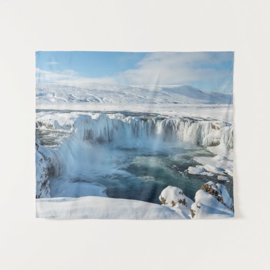 Tenture Paysage de la cascade de Godafoss (Devant (Horizontal))