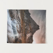 Tenture Paysage de la cascade Lofoten (Devant (Horizontal))