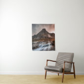 Tenture Paysage de la cascade Lofoten (En situation)