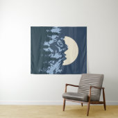 Tenture Paysage de la Montagne bleue (En situation (horizontale))