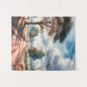 Tenture Paysage de la route de l'Aquarelle (Devant (Horizontal))