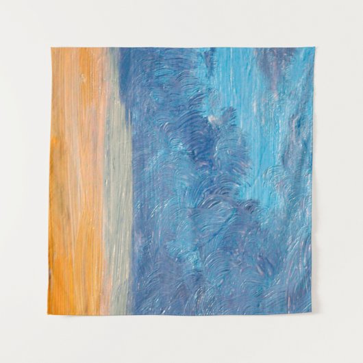 Tenture Paysage de peintures à l'huile. Art. abstrait, art (Devant (Horizontal))