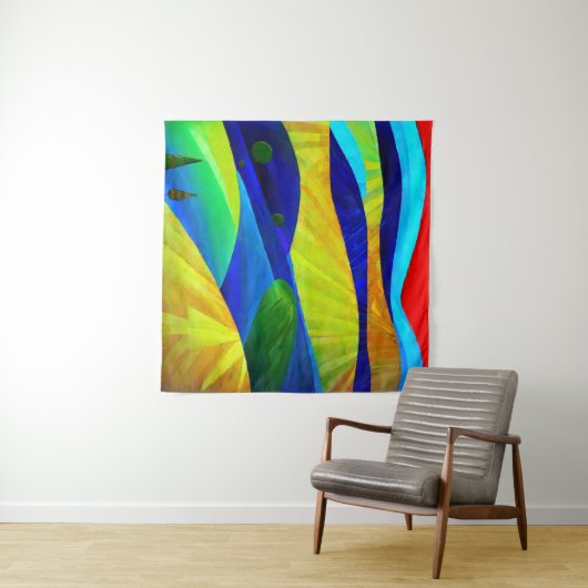 Tenture Paysage de Rainbow Imaginaire Hills (En situation (horizontale))