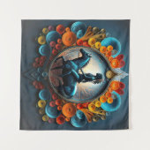 Tenture "Paysage de rêve amérindien" (Devant (Horizontal))