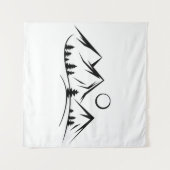 Tenture Paysage des montagnes (Devant (Horizontal))