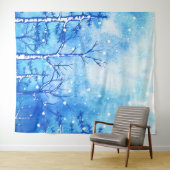 Tenture Paysage d'hiver (En situation (horizontale))