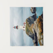 Tenture Paysage du phare Côte Océan Calme Paysage (Devant)