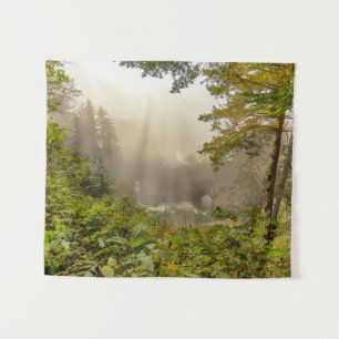 Tenture Paysage forestier et océanique