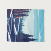 Tenture Paysage hivernal (Devant (Horizontal))