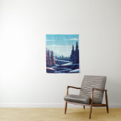 Tenture Paysage hivernal (En situation)