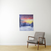 Tenture Paysage hivernal (En situation)