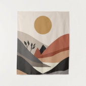 Tenture Paysage naturel Abstrait (Devant)