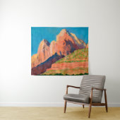 Tenture Paysage, Parc national de Sion par Maynard Dixon (En situation (horizontale))