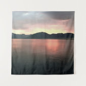 Tenture Paysage rose et bleu Ombre Sunset Reflections (Devant)