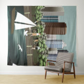 Tenture Paysage urbain (En situation (horizontale))