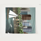 Tenture Paysage urbain (Devant (Horizontal))