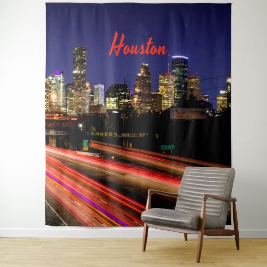 Tenture Paysage urbain de Houston Texas (En situation)