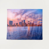 Tenture Paysage urbain de Miami Beach Floride (Devant (Horizontal))