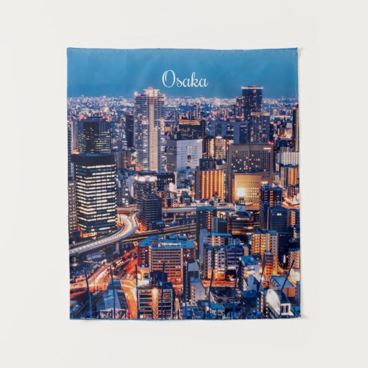 Tenture paysage urbain d'Osaka, Japon (Devant)