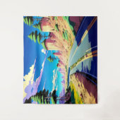 Tenture Paysage vintage de la route Anime (Devant)