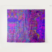 Tenture Paysage Violet Impressionniste Psychédélique (Devant (Horizontal))